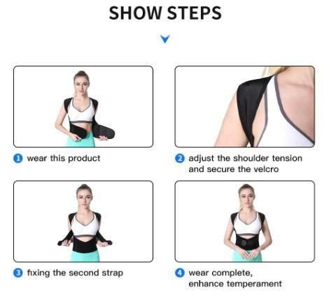 Adjustable Back Posture Corrector Relieve Pain Belt Women Men